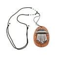 thumbnail image 4 of HEALEEP 1 Ensemble Instrument de Musique en Bois Kalimba à 8 Touches pour Performance Fêtes Marron, 4 of 8