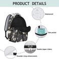 thumbnail image 4 of Fashionable Sunflower & Wildflowers Backpack for Women - Large Capacity Waterproof School Bag with Laptop Pocket for College Students, Ideal Floral Backpack for High School & University Campus, 4 of 6