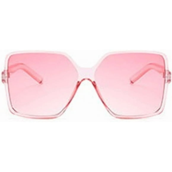 Square Big Frame Men's and Women's Sunglasses Retro Street Shooting Decorative Sunglasses (Color : D, Size : 1)