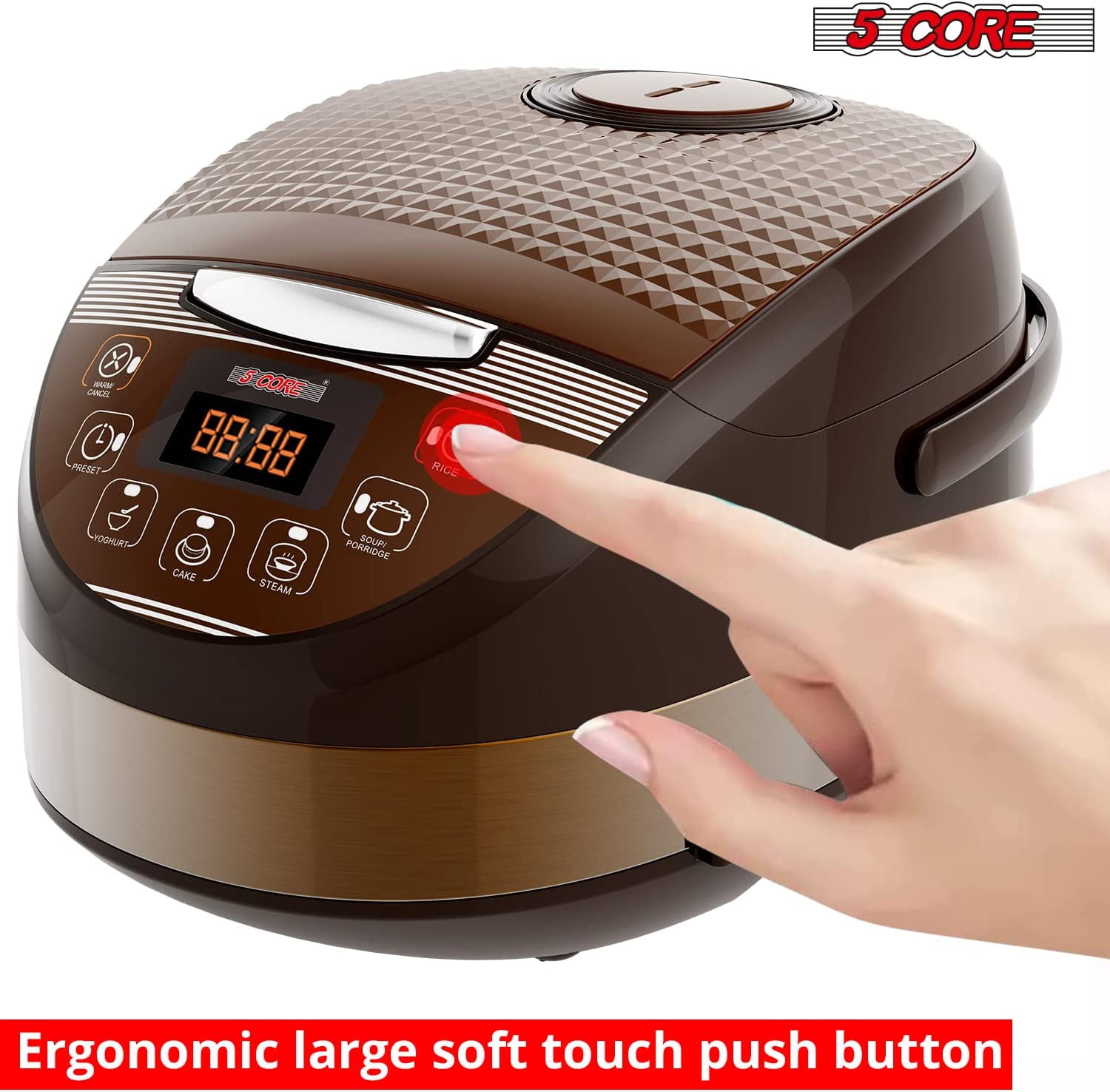 5 Core RC 0502 Rice Cooker - 5.3 Qt, Digital, Multi 5 Core RC 0502 Rice Cooker - 5.3 Qt, Digital, Multi