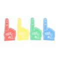 thumbnail image 2 of Sports Fan Big Foam Finger, 4Pcs Easy To Take Off Foam Finger Cheerleading Props Double Sided  for Themed Party, 2 of 7