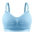 thumbnail image 3 of Sujetador de lactancia ajustable con hebilla superior, ropa interior inalámbrica, sujetador de lactancia push up antiflacidez para mujeres embarazadas con almohadilla para el pecho, 3 of 6