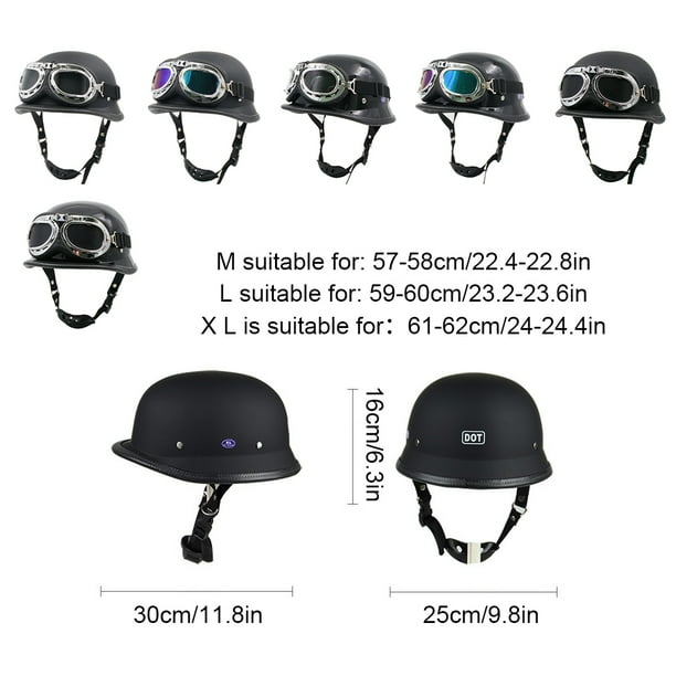 Riwesomey Casco de moto ABS, cúpula protectora de repuesto con