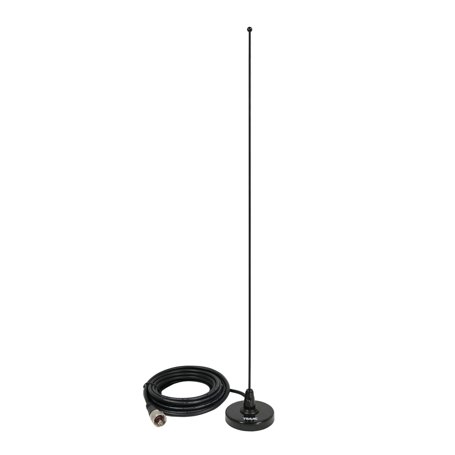Tram 150 MHz to 155 MHz VHF Pre-Tuned Magnet Antenna, 19-1/4-In. Tall with 12-Ft. RG58 Cable and PL-259 Connector, 10201