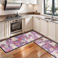 thumbnail image 3 of Kitchen Rugs Sets Of 2,Goldendoodle Dog and Flower Floral Anti Fatigue Kitchen Mat Rugs Non Slip Washable,Decorative Kitchen Floor Mats for Kitchen,Sink,Laundry,17"x47"+17"x47", 3 of 5