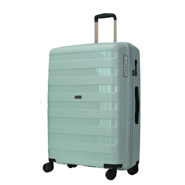 Ginza Travel 28" Checked Luggage Expandable PP Durable Suitcase Double