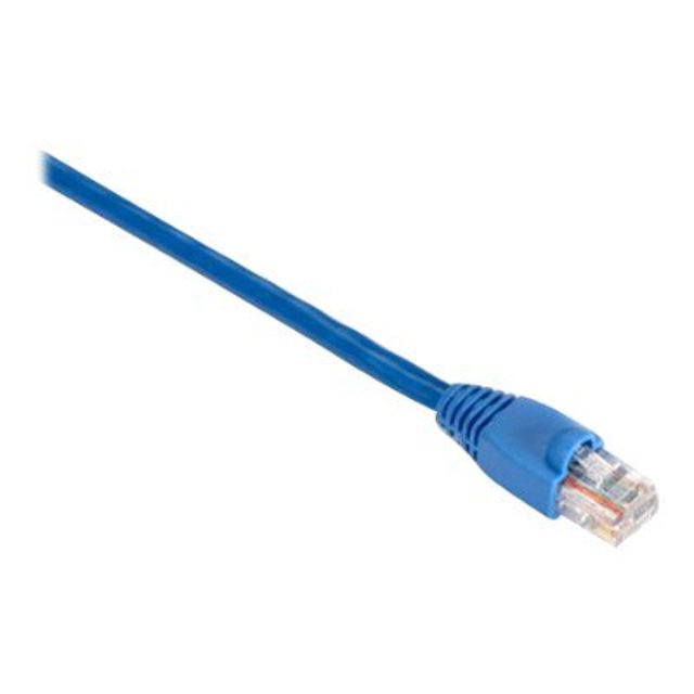 Black Box GigaTrue - Patch cable - RJ-45 (M) to RJ-45 (M) - 15 ft - CAT 6 - booted, snagless, stranded - blue