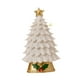 thumbnail image 3 of Adorno de mesa en miniatura para árbol de Navidad, accesorio para fotografía de boda, artesanía de resina de escritorio, estatua navideña Blanco, 3 of 8