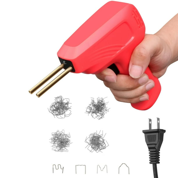 Reparación de soldadura, máquina de grietas, grapadora caliente para reparación de parachoques , canoa Rojo Zulema Máquina soldadora