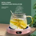 thumbnail image 3 of Greenadscape Pink USB Coffee Warmer Mug Heater for Home Use ABS and Silicone with NonSlip Bottom 55° Temperature, 3 of 8