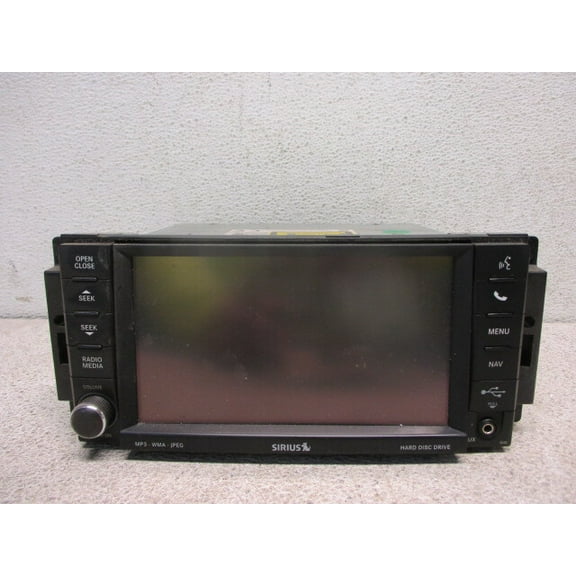 Pre-Owned 2011-2013 Dodge Avenger GPS Navigation AM FM CD DVD Radio Receiver OEM LKQ - Verify Specific Vehicle Fitment In Description - (Good)