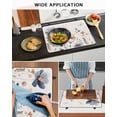 thumbnail image 5 of Large Induction Cooktop Protector Mat Spring Summer Wildflowers Stove Top Covers for Electric Stove, Farmhouse Retro Floral Botanical Decorative Stove Burner Cover Mats, Glass Top Stove Cover, 5 of 7