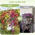 thumbnail image 4 of Flores artificiales colgantes Playieer, 6 ramos, resistentes a los rayos UV, 4 of 8