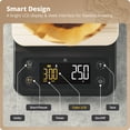 thumbnail image 5 of Greater Goods Coffee Scale with Timer, 0.1g Precision, 3kg Capacity, 6-Unit Digital Espresso & Pour-Over Scale, Silicone Waterproof Cover, Auto Shut-Off (Birch White), 5 of 7