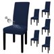 thumbnail image 1 of Juego de Fundas Impermeables para Sillas de Comedor Easy-Going Azul Marino 6 Piezas, 1 of 7