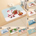thumbnail image 2 of Christmas Bathroom Mat Non-slip Lovely Entry Door Mat Bath Mat for Home, 2 of 8