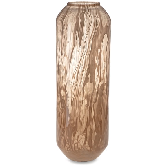Signature Design by Ashley Dushby 20.13" Glass Vase, Blush Pink Finish Decor