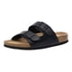 thumbnail image 1 of cUSHIONAIRE Sandalia con plantilla de corcho Lane para mujer con comodidad NEGRO OILY 7, 1 of 5