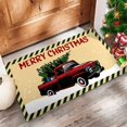 thumbnail image 4 of Christmas Door Mat Christmas Rug Christmas Decorations Christmas Red Truck Doormat Christmas Welcome Mat Indoor Winter Door Mat Outdoor 30"x17", 4 of 6