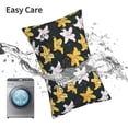 thumbnail image 6 of Naloa Lilies Flowers Pillow Covers, Throw Pillow Case Cushion Covers,Cushion for Bedroom,Couch,Home-20"x30", 6 of 6