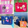 thumbnail image 5 of CHUNTIAN Mtiy rain 3pcs Charms for Bogg Bag Accessories,Pink Letter and Flower Charms Compatible with Bogg Bag, Accessories Charms for Simple Modern Beach Bag (K), 5 of 7
