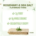 Wasa Rosemary & Sea BDF6 Salt Flatbread Thins, 6.7 oz (Pack of 10