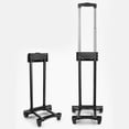 thumbnail image 6 of Folding Compact Lightweight Luggage Cart Hand Truck Speaker Suitcases Portable Travel Trolley with 2 Wheel Pulling Rod, 6 of 11