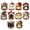 Multicolor, variant on Pearl Diamond Art Christmas Ornaments Set of 10 Dog-Themed Hanging Decorations, Diy Craft Kit for Dog Lovers