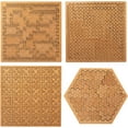 thumbnail image 1 of Fractal Tray Puzzles, Hard Difficult Wooden Jigsaw Puzzles for Adults, Unique Irregular Creative Labyrinth Impossible Difficult, Reverse Thinking Puzzle, No Image Puzzle (A+B+C+D), 1 of 8