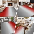 thumbnail image 6 of Area Rug 72×108in, Modern Red Grey Abstract Geometric Art Floor Carpet Living Room Rug, Ombre Minimalism Non-Slip Welcome Mat Indoor Rugs for Bedroom Dining Room, 6 of 9