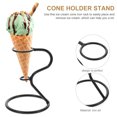 thumbnail image 2 of Iron Ice Cream Holder Ice Cream Cone Snow Cream Cone Stand for Display Storage, 2 of 8