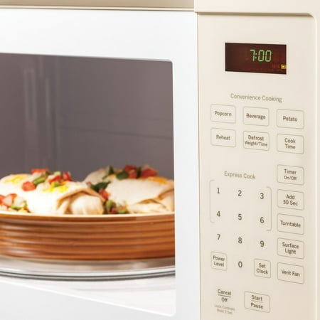 GE - 1.6 Cu. Ft. Over-the-Range Microwave - Bisque