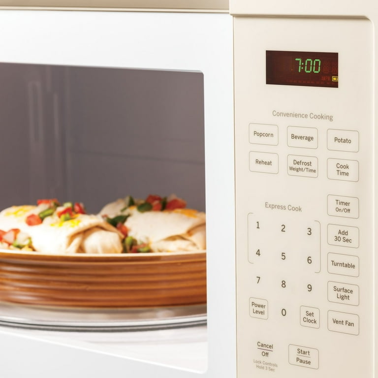 Ge over the cheap range microwave bisque