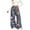 Navy, variant on Women's Casual Wide Leg Pants, Christmas Print Elastic Waist Loose Plush Trousers, Warm Winter Pants for Holiday Parties and Cozy Nights,Wine,L