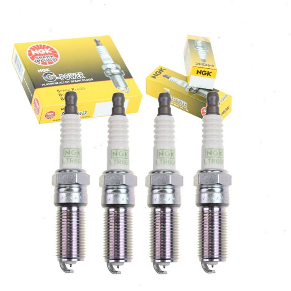 4 pc NGK G-Power Spark Plugs compatible with Lincoln MKZ 2.0L L4 2013-2020