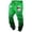 Green, variant on Winter Lined Casual Trousers, Thermal Warm Soft Pants, Comfortable Relaxed Fit, Plus Size , Zippered Pockets, Drawstring, Durable Stretchable, Cold Weather, Indoor Outdoor Activities