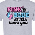 thumbnail image 4 of Inktastic Pink or Blue Abuela Loves You T-Shirt, 4 of 5