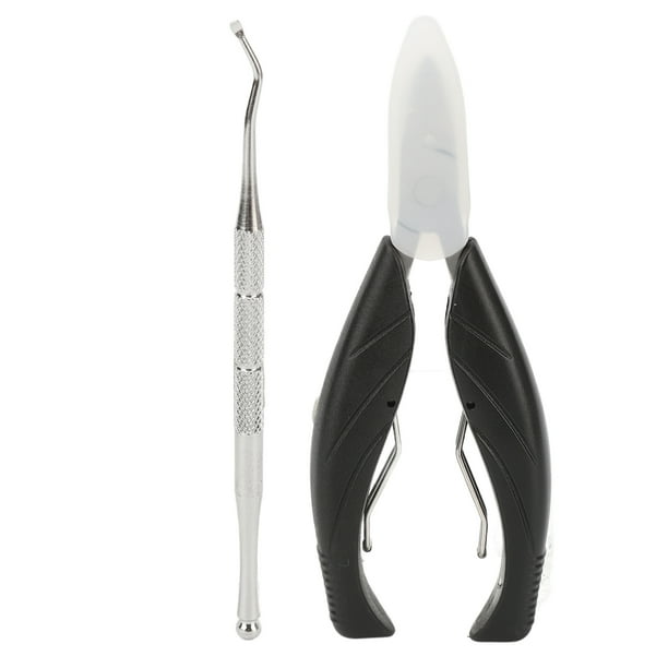 Cortaúñas profesional para podólogos, cortaúñas para uñas encarnadas gruesas, cortaúñas para pedicura, herramienta de cuidado curva.