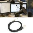 thumbnail image 3 of Línea De Audio, Cable XLR Macho A TRS Estructura De Blindaje Multicapa Cable De Micrófono De PVC + Metal aleación De Aluminio Para subwoofers De Automóvil Para Bocinas De, 3 of 7