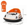 thumbnail image 5 of Telyswee 12V Ride On Bumper Car for Kids Ride on Toy Gifts Toddlers Electric Bumping Car with Remote Control, Battery Display, 360 Degree Spin, LED Lights, Music, 5 of 7