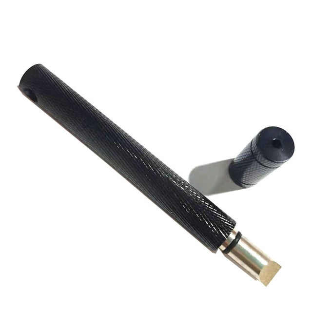 Greeniant Accesorios para herramientas de reesculturado de aleación de aluminio afilador de ranuras para palos de Golf Golf Negro