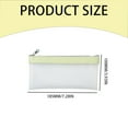 thumbnail image 3 of Transparent Pencil Case, Clear Storage Bag for Stationery, Makeup, Small Pencil Pouch, Durable and Waterproof Pen Bag, Stationery Comestic Bag Perfect for Office, and Travel Use, 1 Pack, 3 of 4