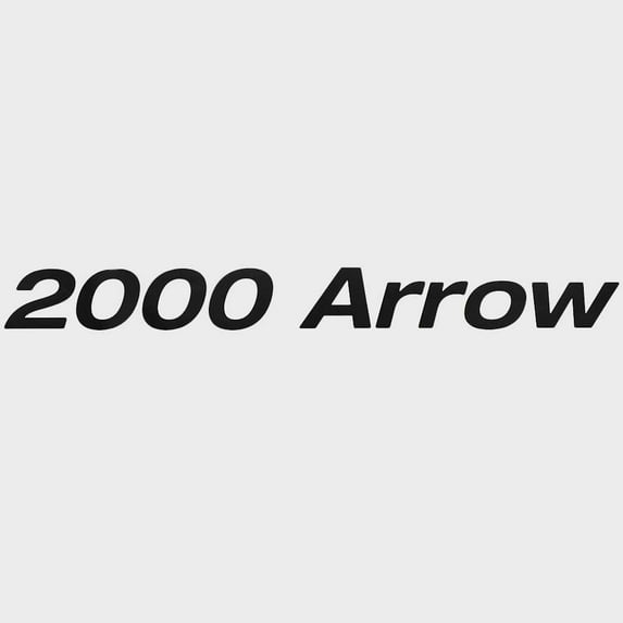 Crestliner Boat Decal 2219926 | 2000 Arrow 15 1/4 x 1 1/2 Inch Matte