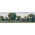 thumbnail image 2 of OToole, Tim 32x13 White Modern Wood Framed Museum Art Print Titled - Panoramic Treeline II, 2 of 4