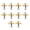 Golden-S, variant on 10Pcs Fishing Lures Hook Baits Fishing Accessories Plug Casting Propeller Spinnerbait Stainless Spinnerbait Props