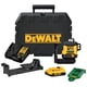 thumbnail image 1 of Kit de nivelación láser DEWALT 20V MAX Cross Line 3x360 Green DCLE34031D1, 1 of 8