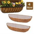 thumbnail image 3 of MYG Replacement Natural Coco Liner Fiber Goods Hanging Basket Coconut Planter Basket, 3 of 6