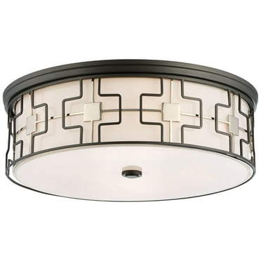 Minka Lavery 1846-105-L Midcentury LED Ceiling Light in Dark Gray