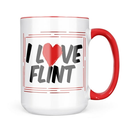 

Neonblond I Love Flint Mug gift for Coffee Tea lovers
