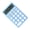 Blue, variant on Small Desktop Calculator 12 Digits for School and Work Multiple Functions for Statistics and Science Calculations